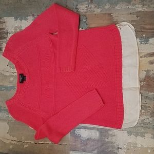Women's red size large sweater by hooked up